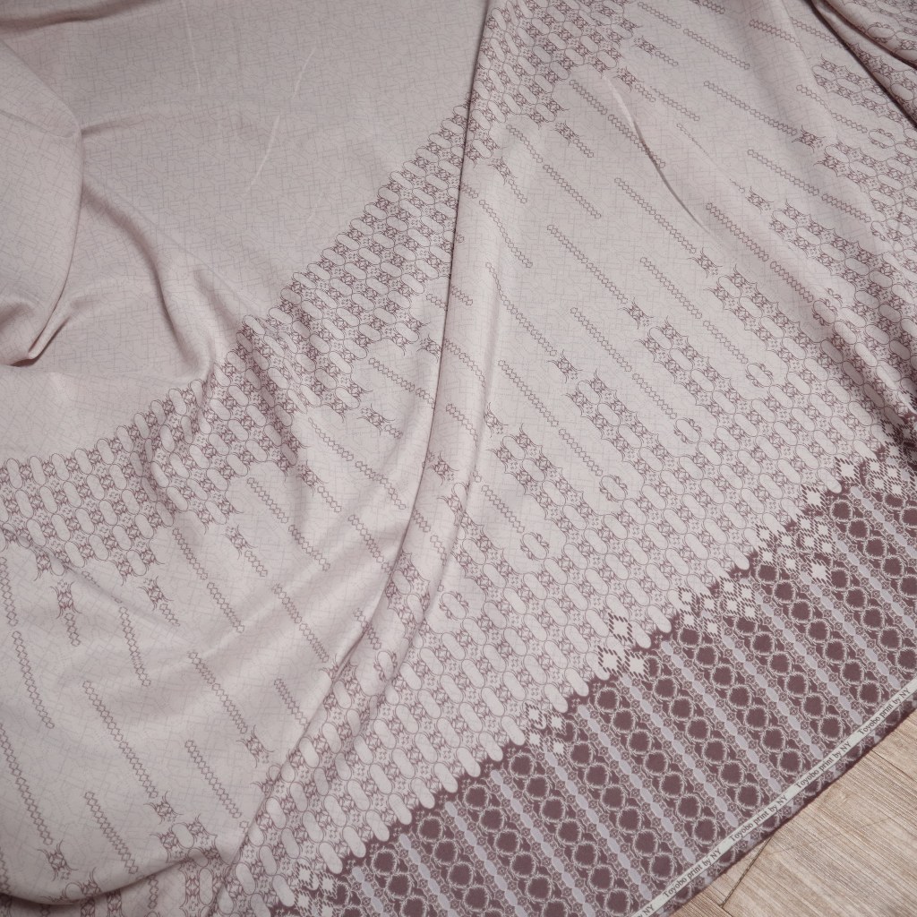 Kain Toyobo Print Motif Premium Lembut Halus 50 Cm