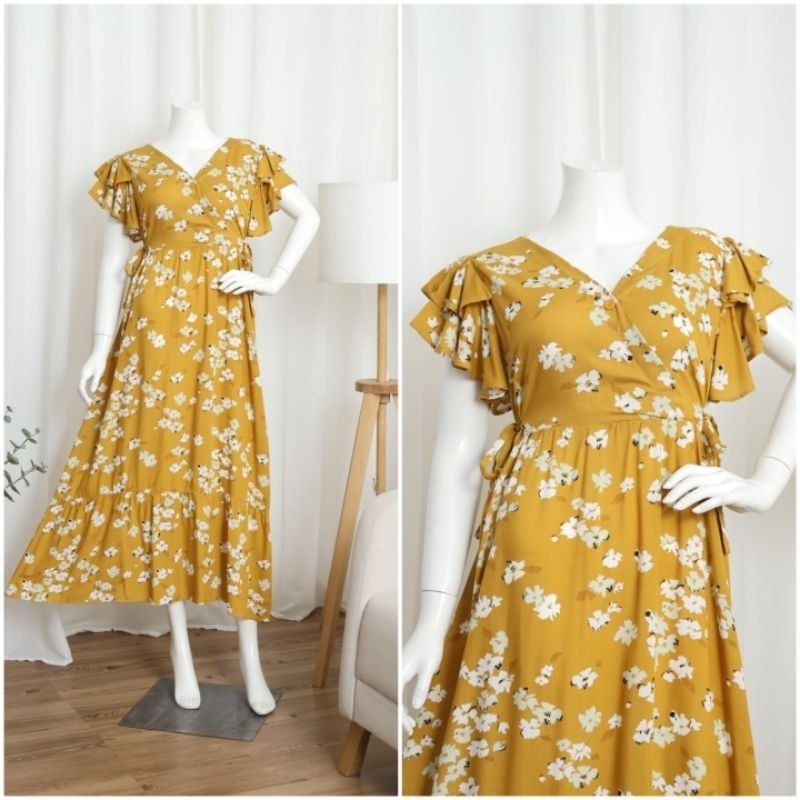 TERLARIS Daster Bumil dan Busui Kekinian Model Kimono Lengan Rempel Gratis Ongkir