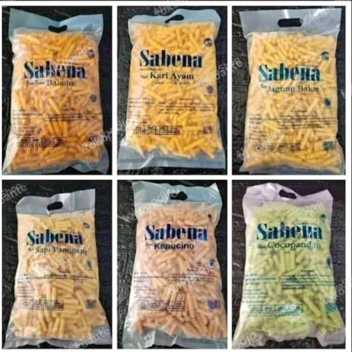 

Sabena 340 GR Stick BALADO COCOPANDAN, CAPPUCINO, JAGUNG BAKAR, KEJU, SAPI PANGGANG,