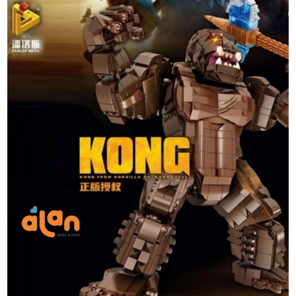 Godzilla Kong 1803pcs (687002) Mainan Brick / Block