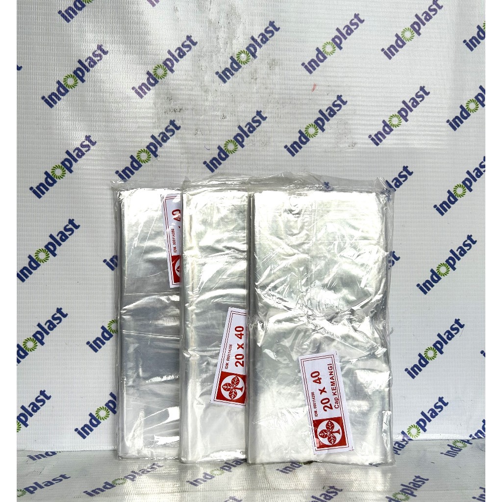 Plastik PP Kemangi Bening Ukuran 20x40