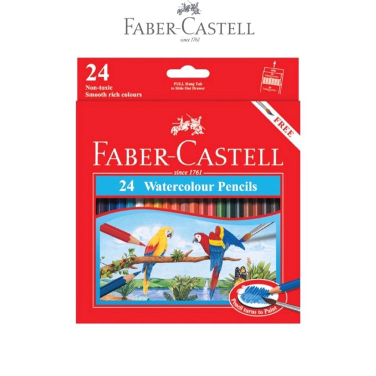 

ART H2E3 Pensil 24 Warna Panjang Faber Castell 114464 Watercolour Pencils