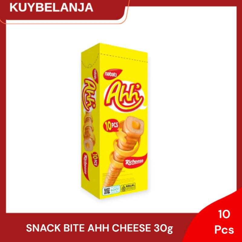 

Nabati Richeese Snack Bite Ahh Cheese 10x30g