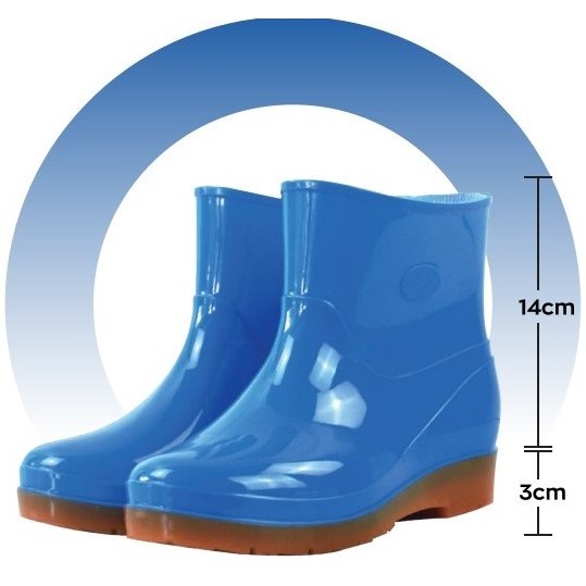 premium sepatu bots wanita sepatu boots korea wanita anti air kekinian sepatu anti lumpur sepatu