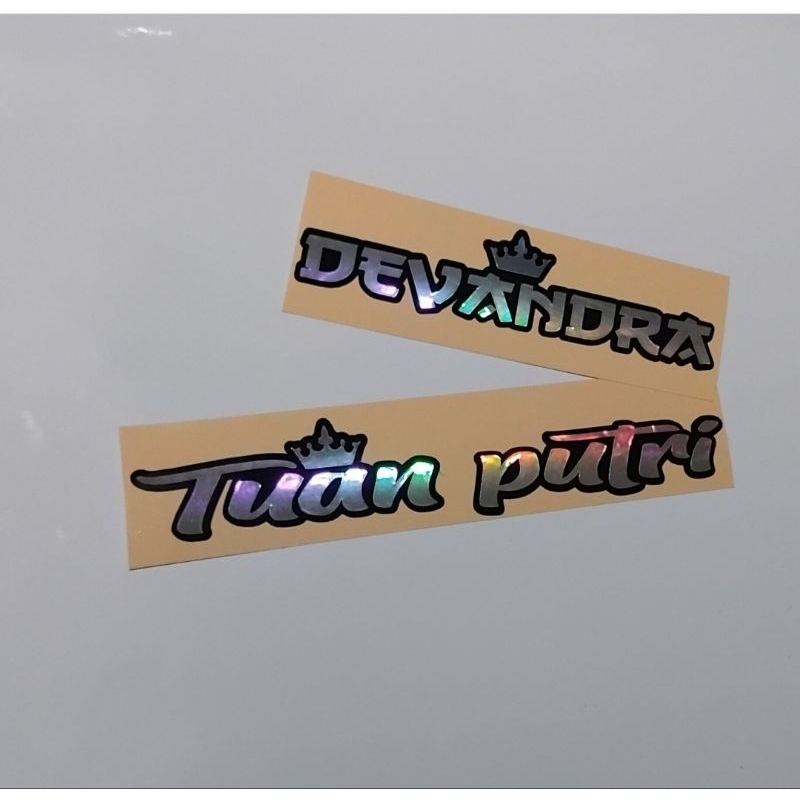 

sticker hologram.custom nama