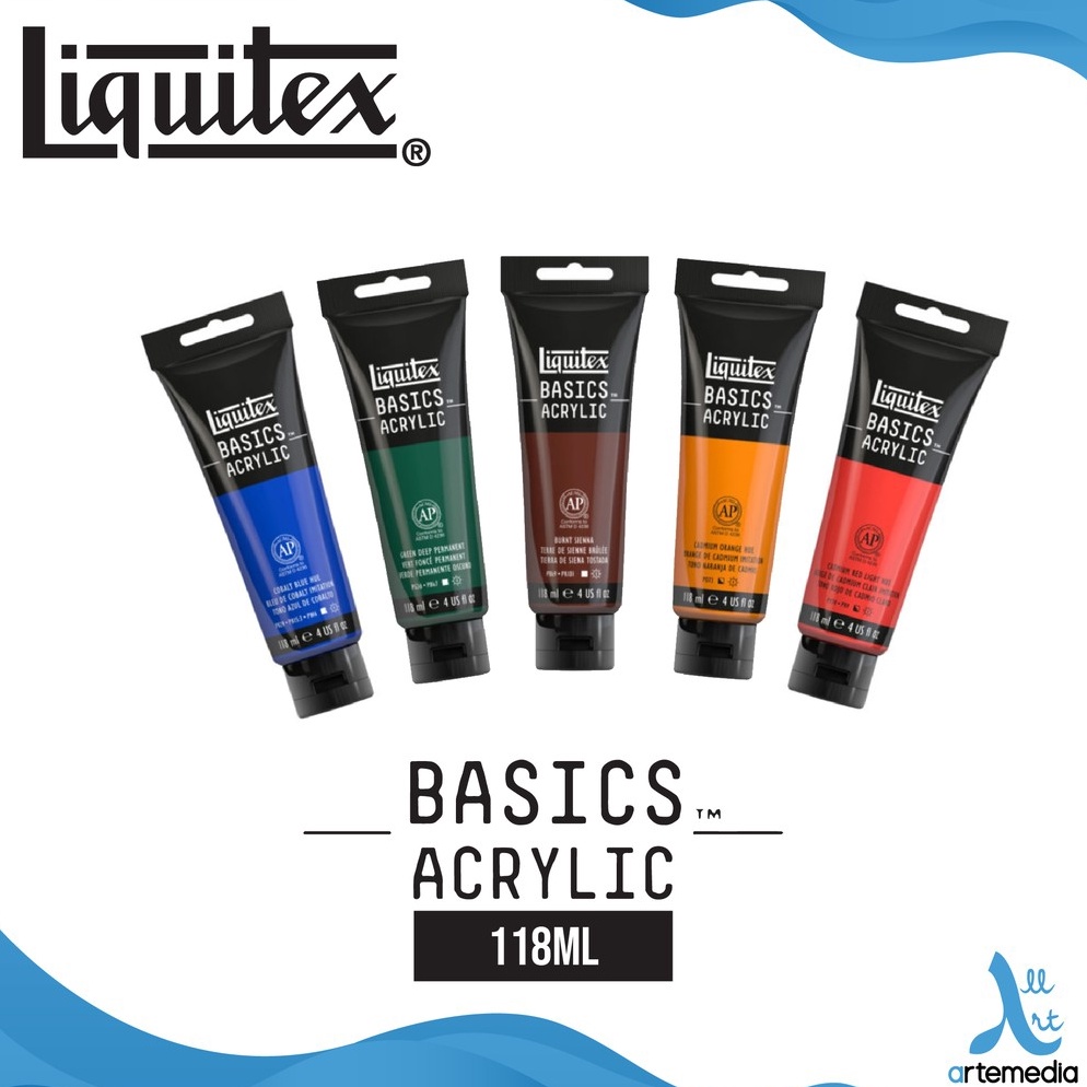 

ART P7M6 Liquitex Basics 118ml Acrylic Color Paint 12