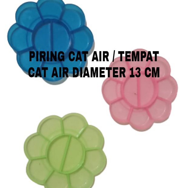 

HJ6 12 PC 1 LS PALET LUKIS CAT AIR WADAH TEMPAT CAT PIRING CAT ACRYLIC BENING WARNA