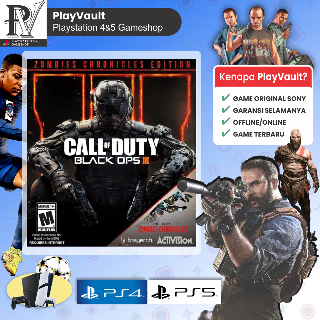 Call of Duty Black Ops III - Zombies Chronicles Edition PS4 PS5