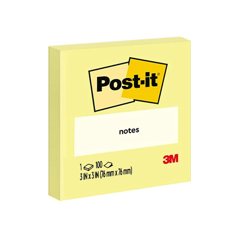 

Sticky Note Kuning 76x76mm Post It-3M (1 Pad x 100 Lembar)