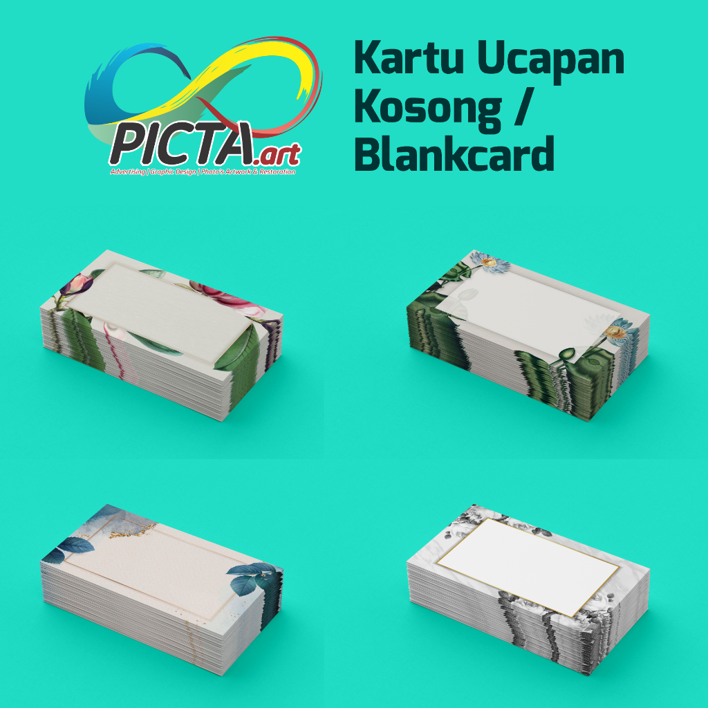 KARTU UCAPAN KOSONG / BLANK CARD / GREETING CARD KOSONG DESAIN CUSTOM