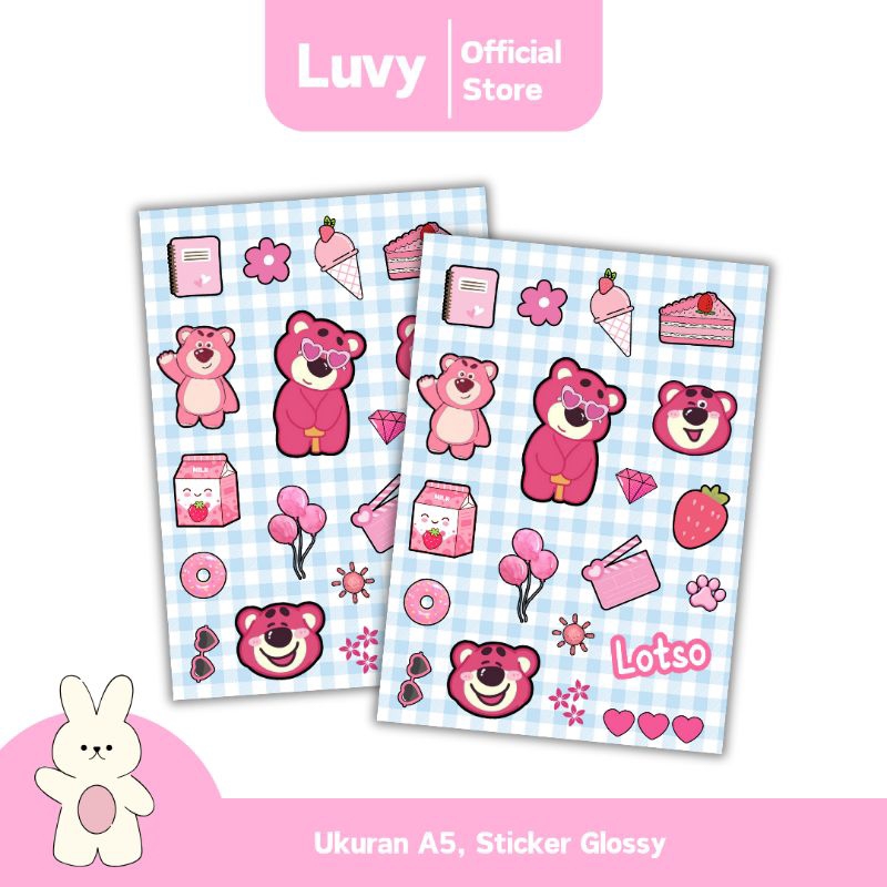 

sticker dekorasi jurnal tema lotso stiker dekorasi lucu tema lotso / stiker dekorasi lucu