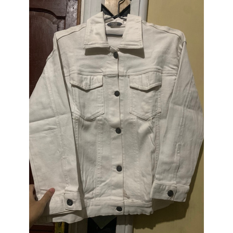 PRELOVED Diesel Cardigan Jeans Broken White