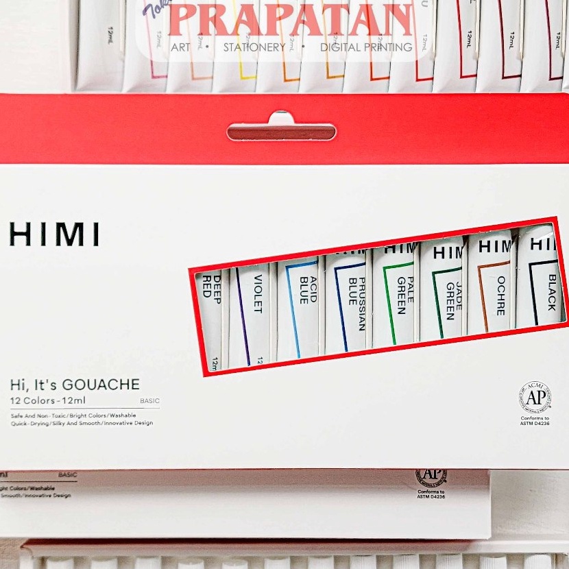 

HJ6 Miya Himi Gouache Tube Set 12ml Cat Gouache