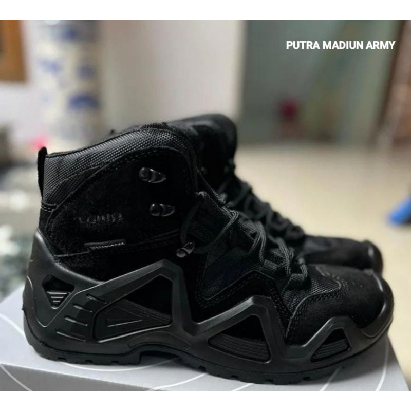 Sepatu Lowa Tactical / Sepatu Lowa 6 inci / Sepatu Lowa Tali / Sepatu Lowa Hitam