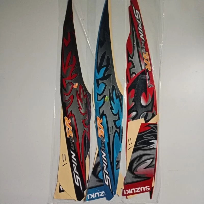 Striping Stiker Sticker Suzuki Spin SR 2011 List Les Body Motor Suzuki Spin SR 2011 Promo