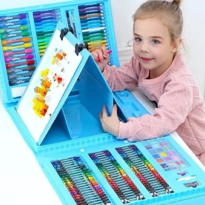 

HJ6 Set Crayon 15 PC 2 PC 86PC Alat Menggambar dan Mewarnai Anak Alat Melukis Pensil Warna Colour Box Drawing Kids