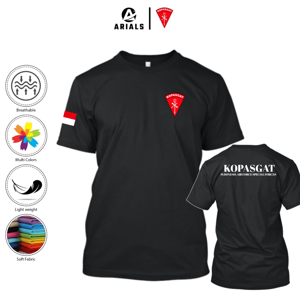 Arials Kaos Baju KOPASGAT TNI AU