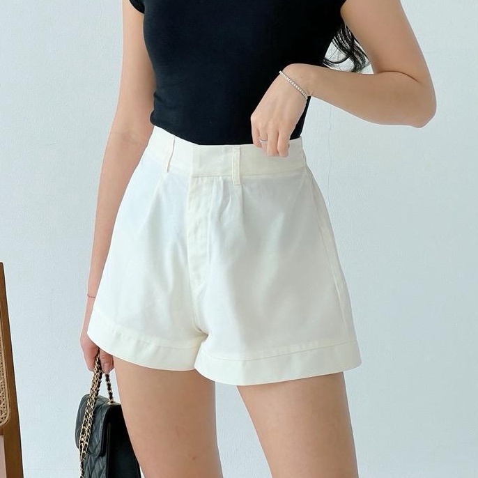 Amanda Shortpant Hotpants Fuschia Short Pants Highwaist Tere  Celana Pendek Wanita Hot Pants ART JZ3