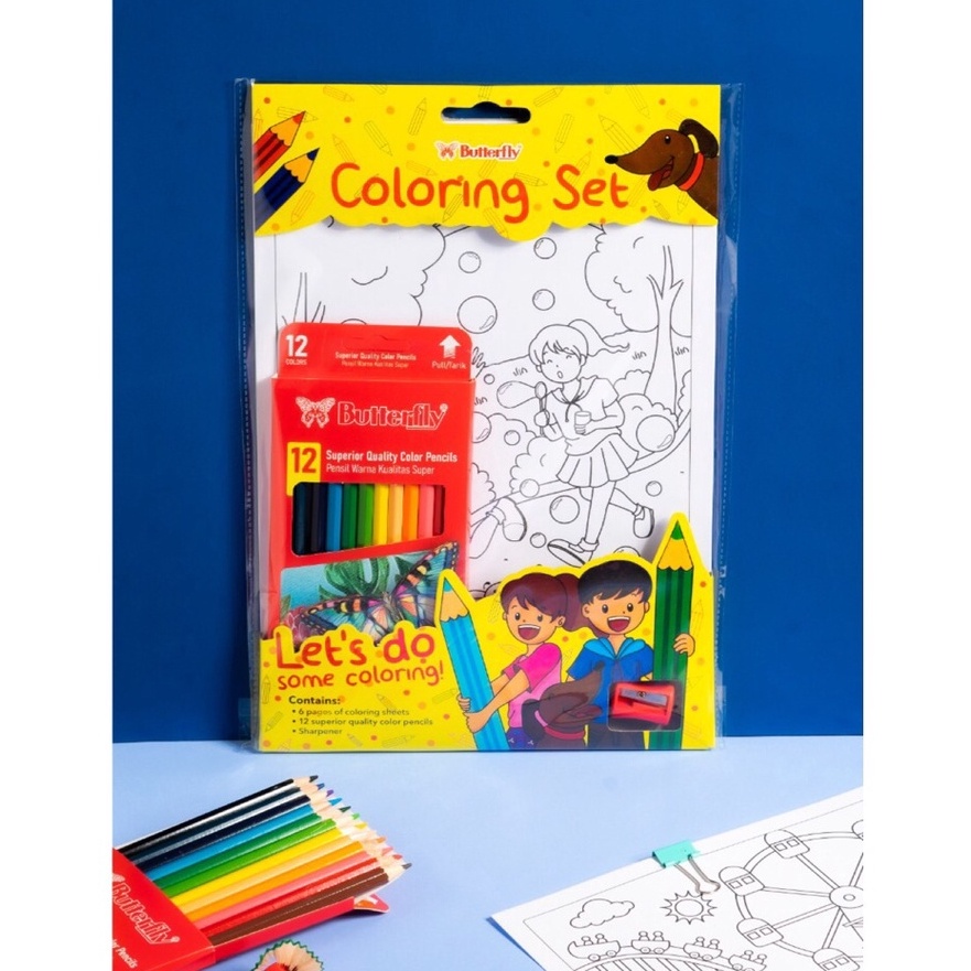 

Bonuskan Butterfly Coloring Set Pensil Warna Perlengkapan Mewarnai