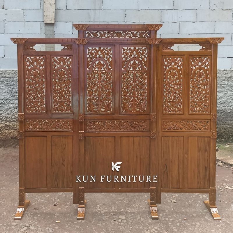 sketsel ukir Jepara sketsel ukir gebyok kayu jati penyekat ruangan ukiran