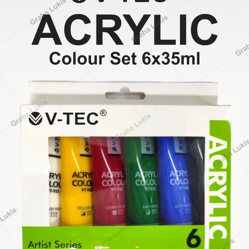 

KP8 VTEC Acrylic Artist Series Cat Akrilik Set 6 x 35ml