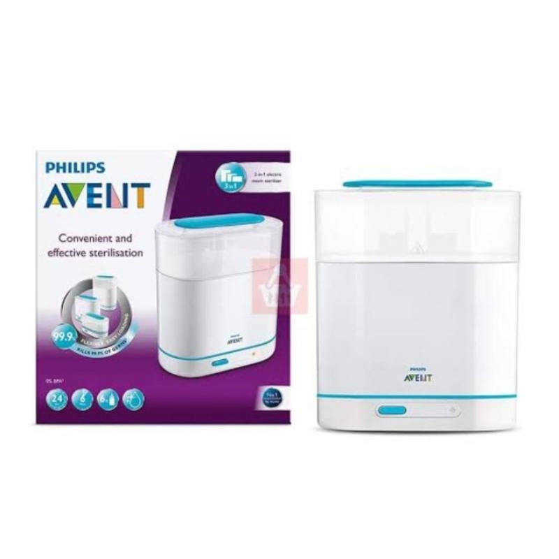 PHILIPS AVENT STERILISER STERILIZER 3 IN 1 STERIL BOTOL PRELOVED SUSU BAYI ALAT STERILISASI