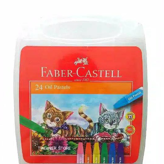 

KI3 Crayon 24 warna Faber Castell Hexagonal Oil Pastell Faber Castell