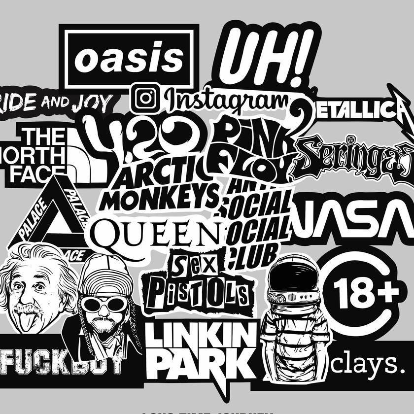 

Extra STICKER GRAFTAC SERIES BLACKWHITE STIKER AESTHETIC LAPTOP AKSESORIS ANTI AIR MOTIFHELMTUMBLER