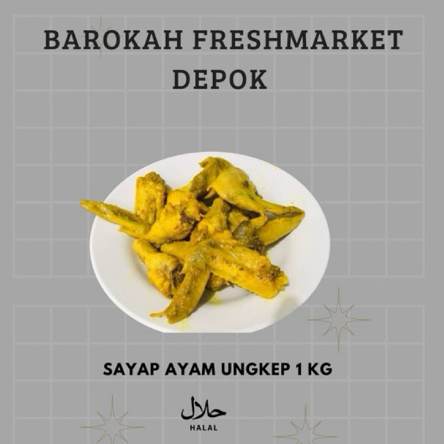 

Sayap Ayam Ungkep 1 Kg