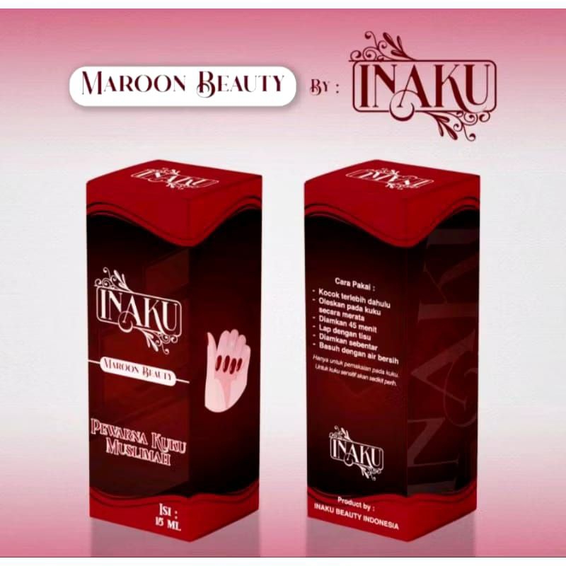 INAI KUKU MUSLIMAH HALAL KUTEK KUKU MAROON