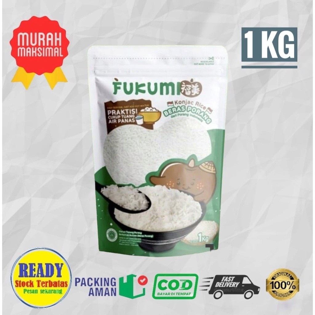 

PROMO COD!!! FUKUMI BERAS PORANG POUCH 1KG