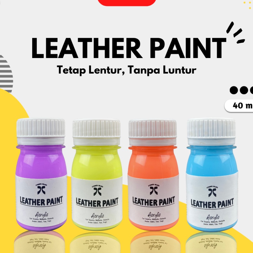 

KF7 Leather Paint Cat Sepatu Tas Jaket Kaos Lukis Sol Kulit Asli Sintesis Repaint Dompet Jeans Topi Kanvas Shoes Canvas Svmmerink