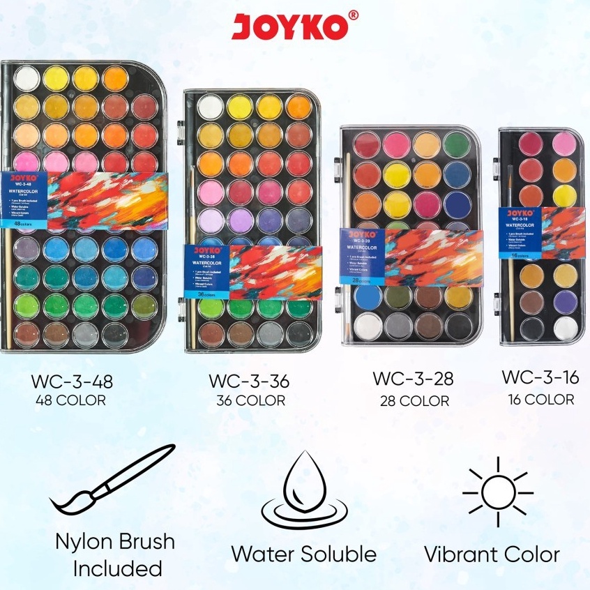 

Cat Air Joyko Watercolor WC328 Colors ART J3C8