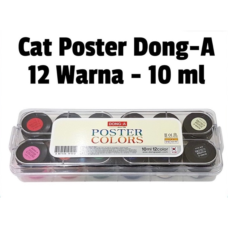 

Cat Poster 12 Warna DONGA Poster Color 1ml ART K3A9
