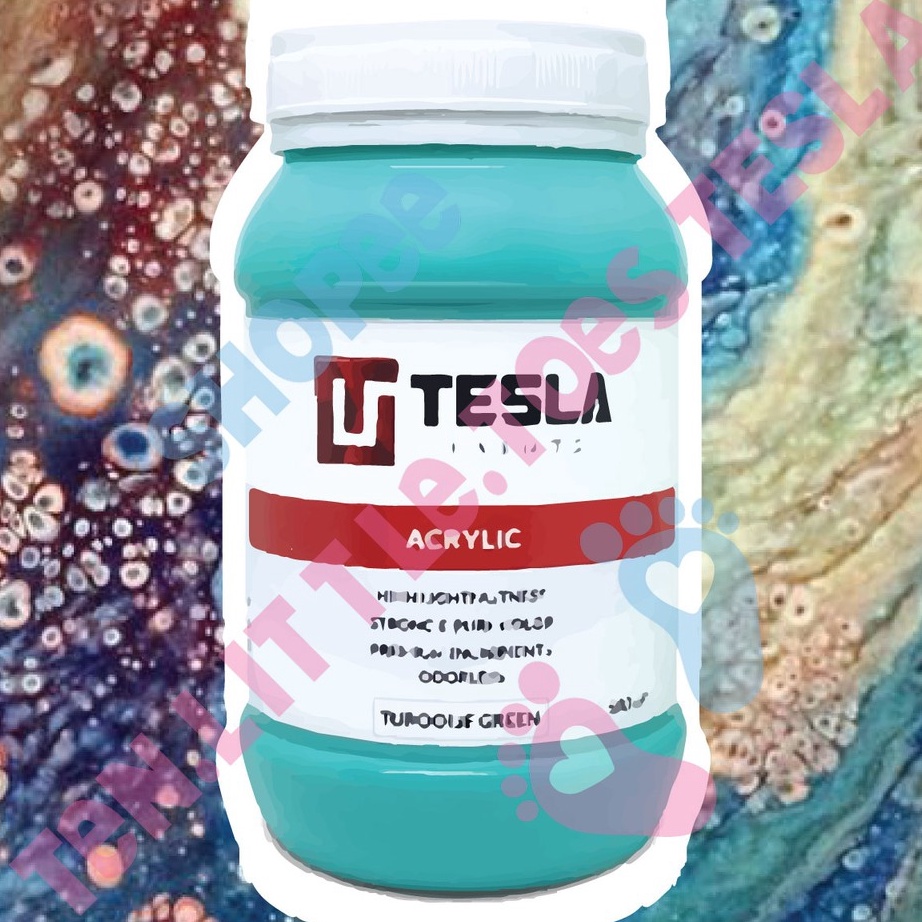 

FG2 Tesla Paints ml 54 warna Acrylic Paints Cat Akrilik Tesla Paint cat acrylic