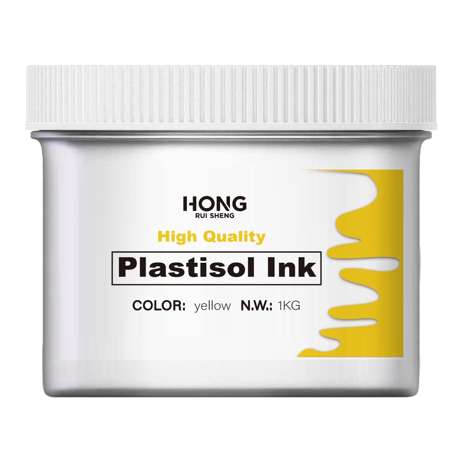 

Terbaru Hongruisheng plastisol kuning 1KG daya penutup yang kuat warna cerah