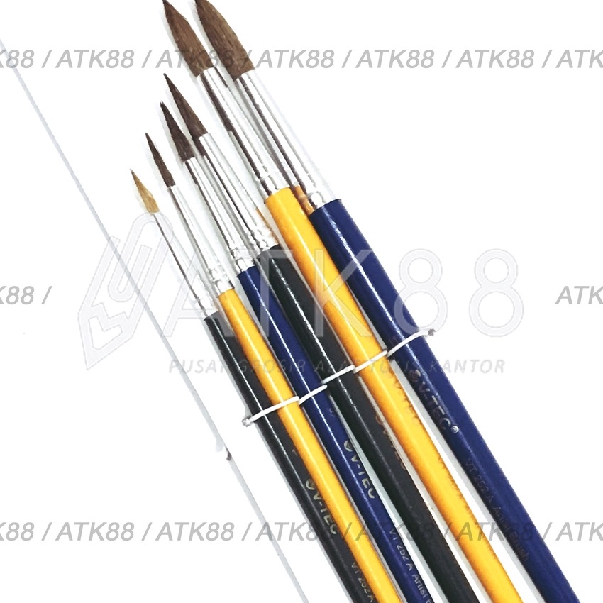 

Premium Kuas Vtec Artist Brushes VT252 A6 set 6