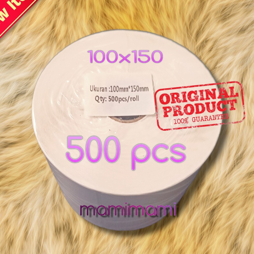 

KI3 Sticker Label Barcode 1 x 15 Isi 3 25 Kes Stiker Thermal 15x1 A6 Termal