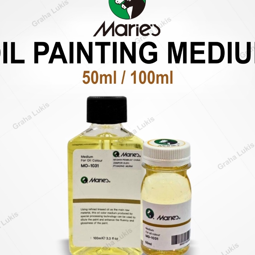 

Beli Maries Oil Painting Medium Pengencer Cat Minyak 1ml MO131