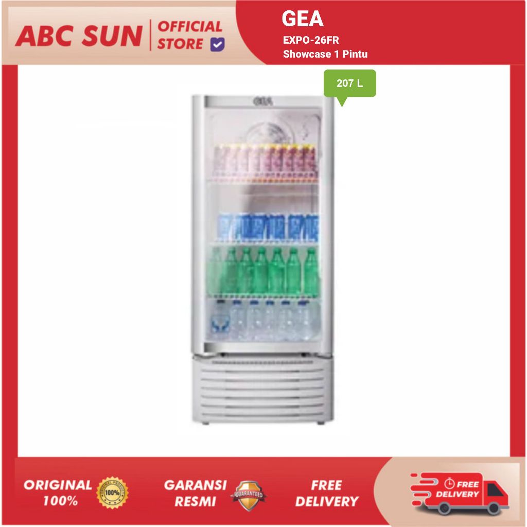Gea EXPO26FR Showcase Kulkas 1 Pintu Display Cooler
