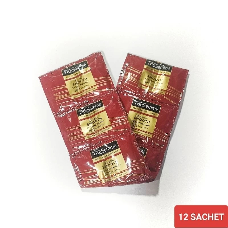 Tresemme Keratin Smooth Sampo Isi 12 Sachet