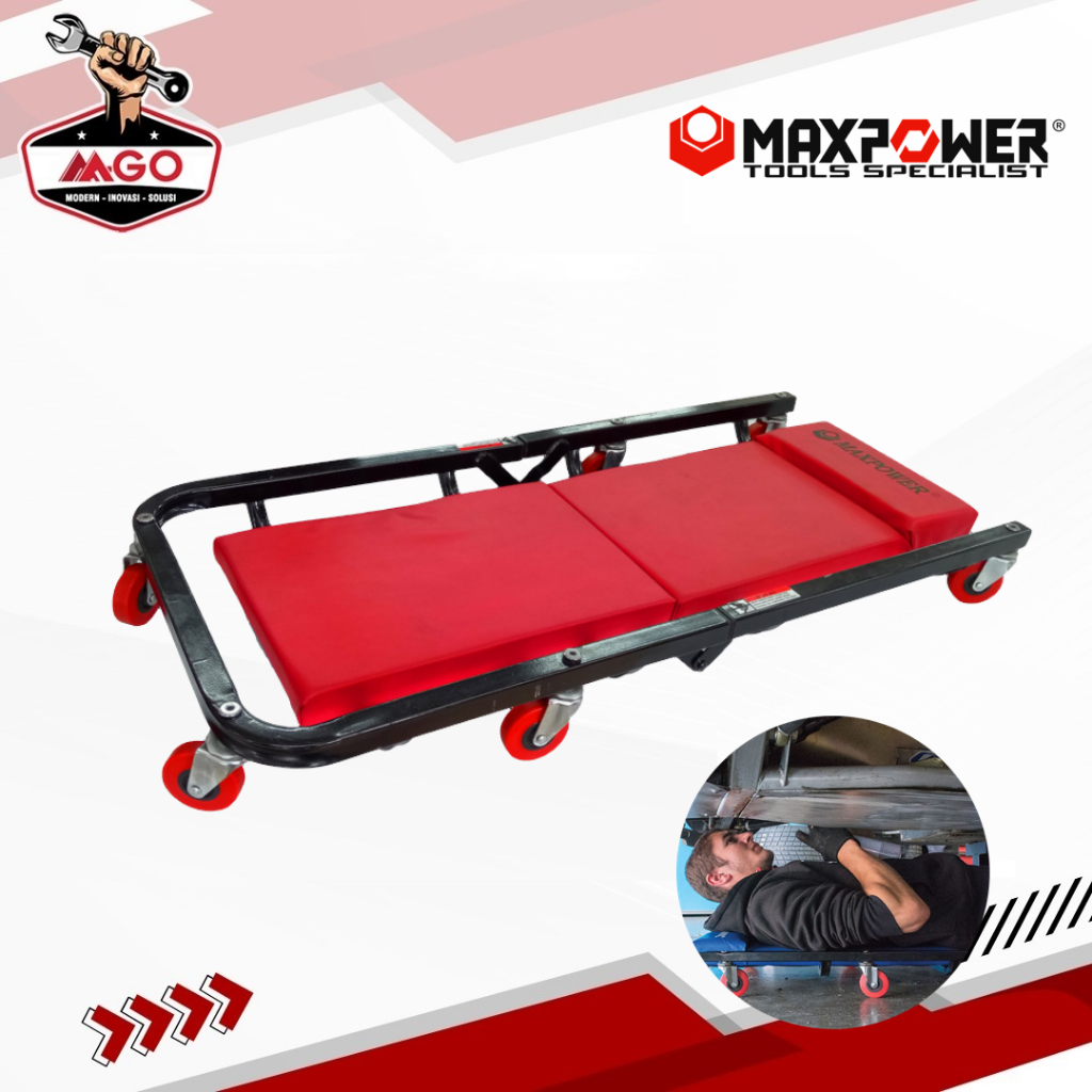 Mekanik Creeper Lipat / Folding Mechanic Creeper 36" (930 mm) MAXPOWER
