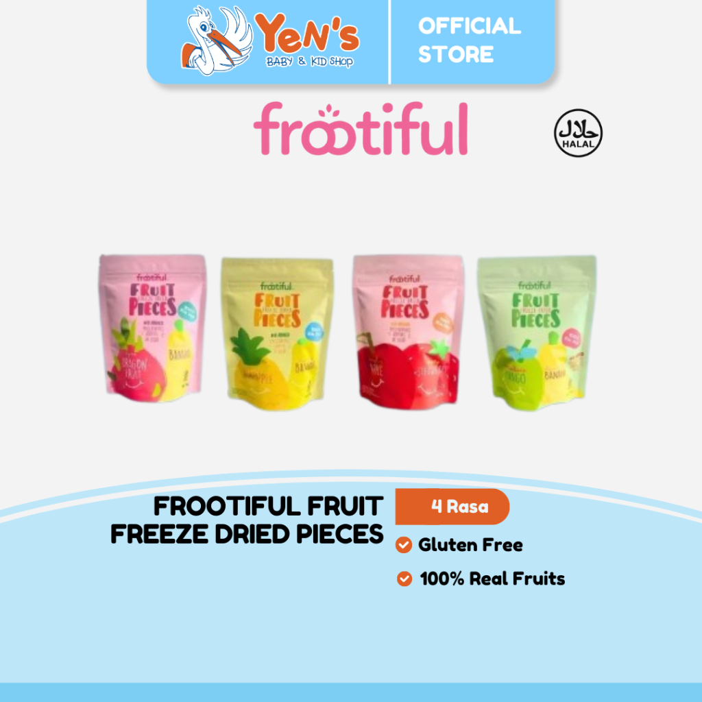

Frootiful Fruit freeze dried Pieces - 100% Real Fruit - Halal