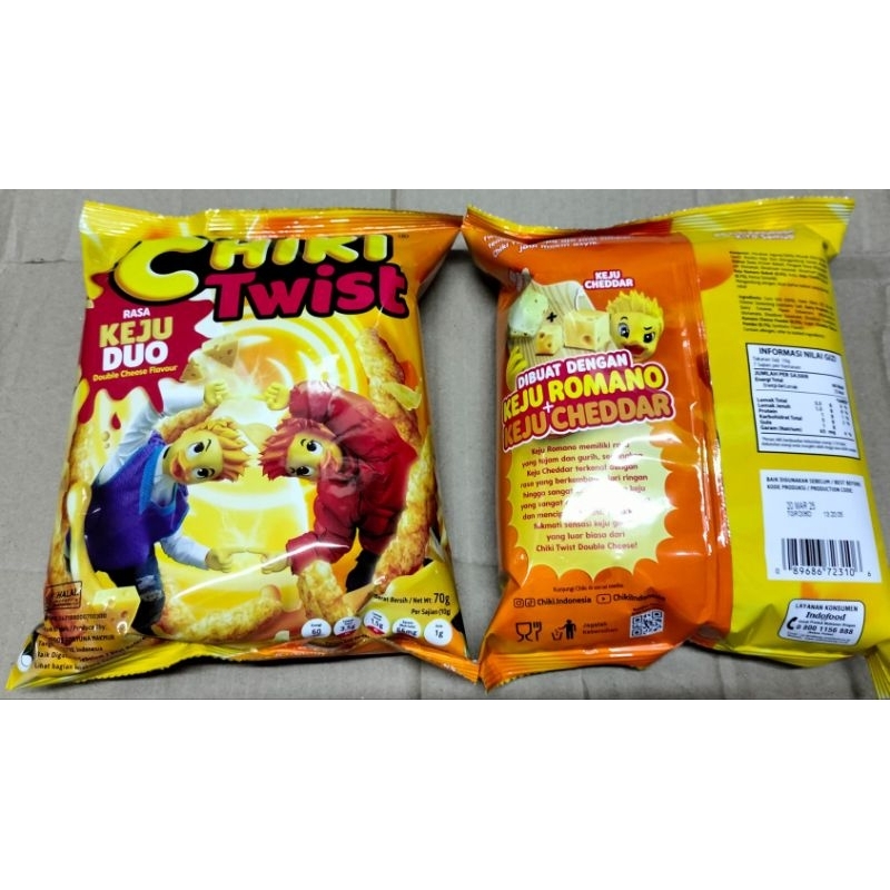 

Chiki Twist Keju Duo 70 gram