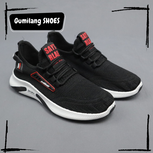 Free Box Dika Sepatu Pria Kanvas Olahraga Fitness Lari Jogging Premium 40-43 7002 Gm51