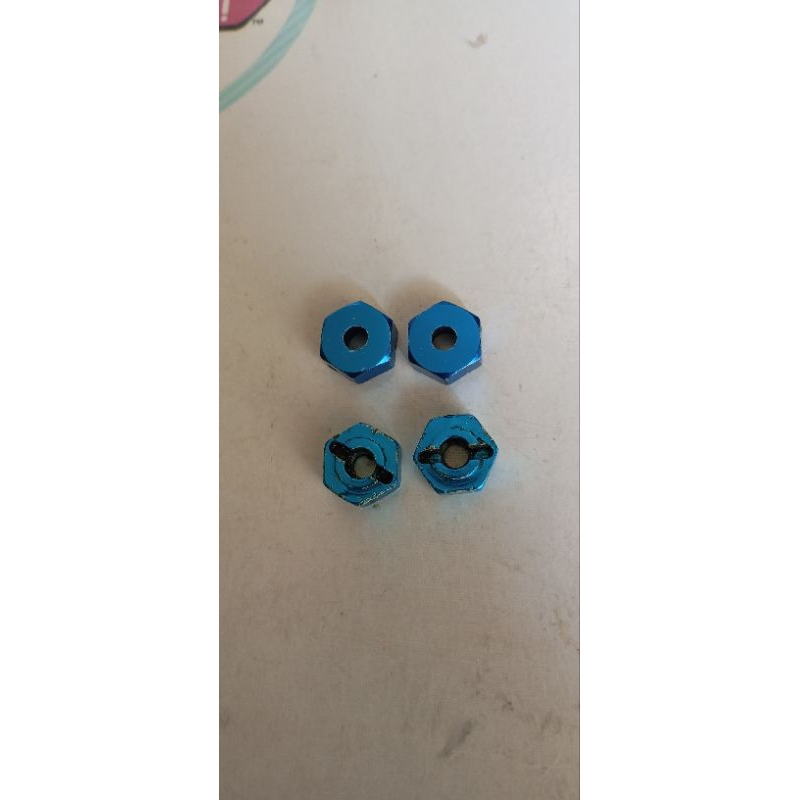 Hex 12mm Alloy Blue