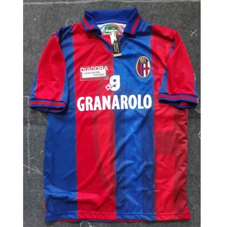 JERSEY BOLOGNA RETRO 98 99 97 1999 1998 1997 LAWAS 1996 96 full nama celana Vintage blokecore
