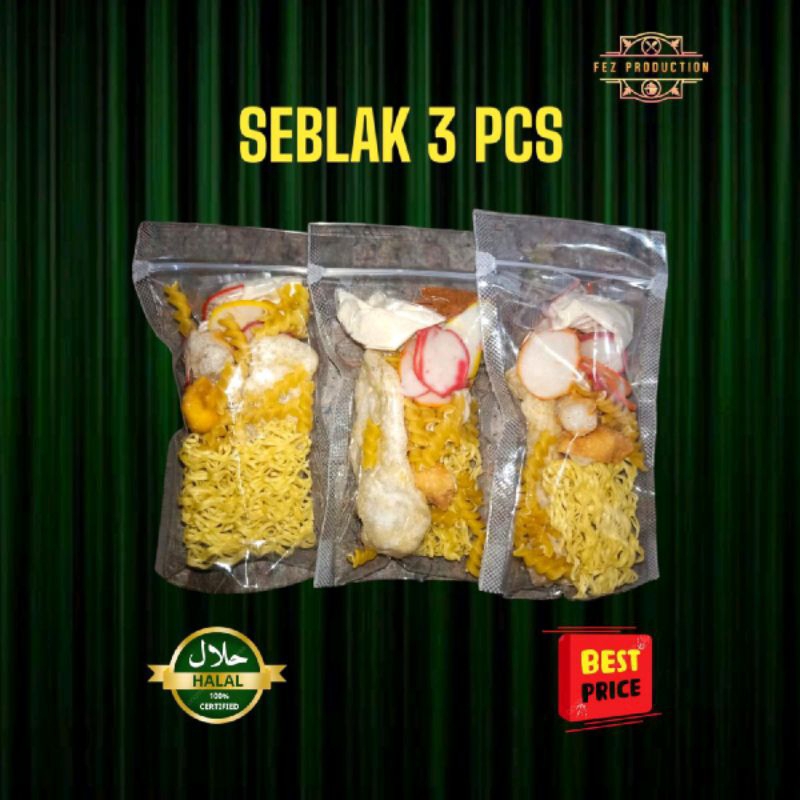 

SEBLAK INSTAN 3 PCS TERMURAH MINI