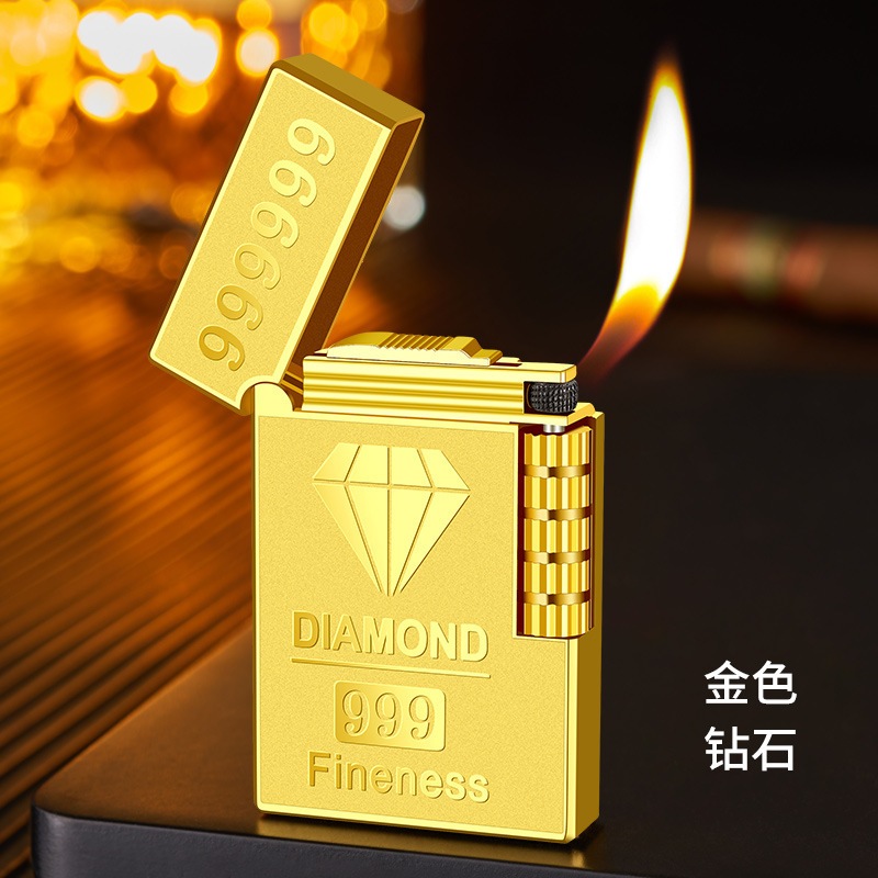 Korek Api Dupont Dikang Lighter Diamond Gold DK-856 4090