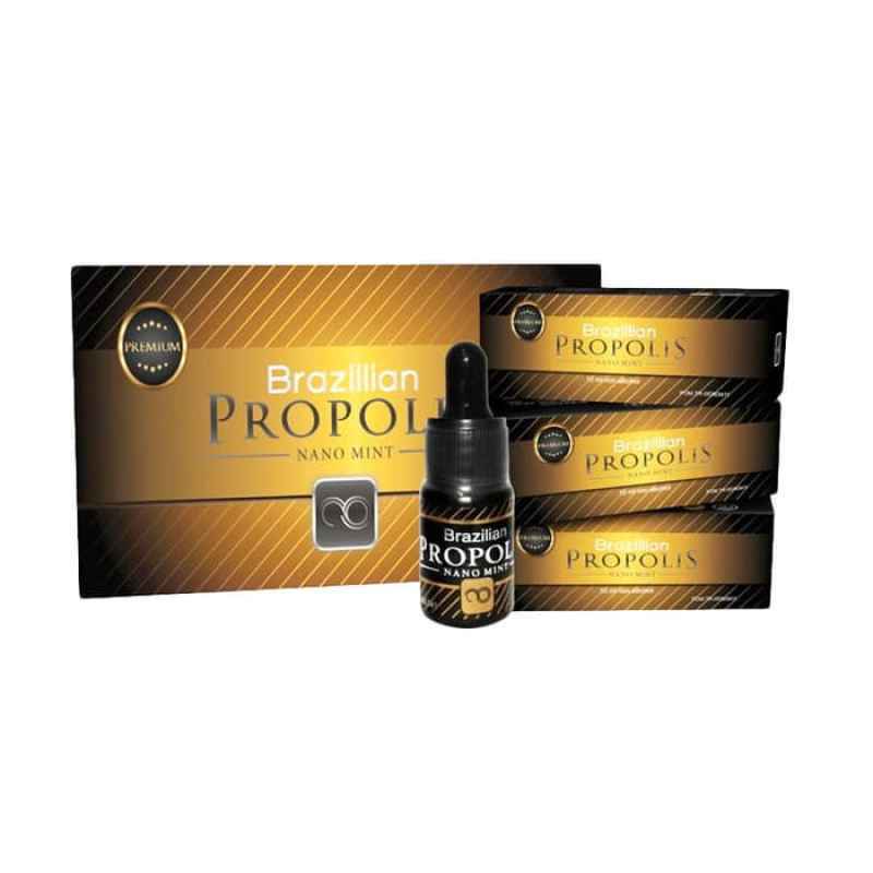 Propolis Brazilian Nano Mint | Propolis Premium Membantu Menjaga Daya 10 ml x 5 bottles